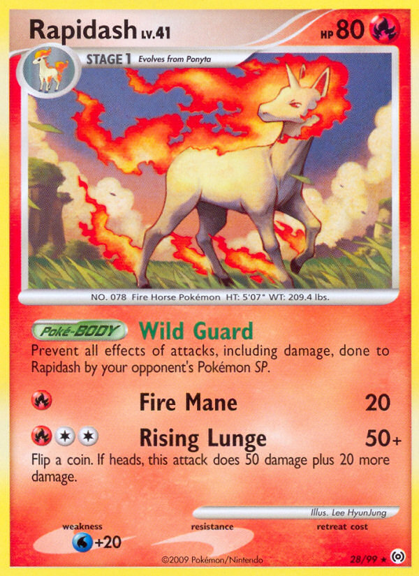 Arceus Set Rapidash #28/99